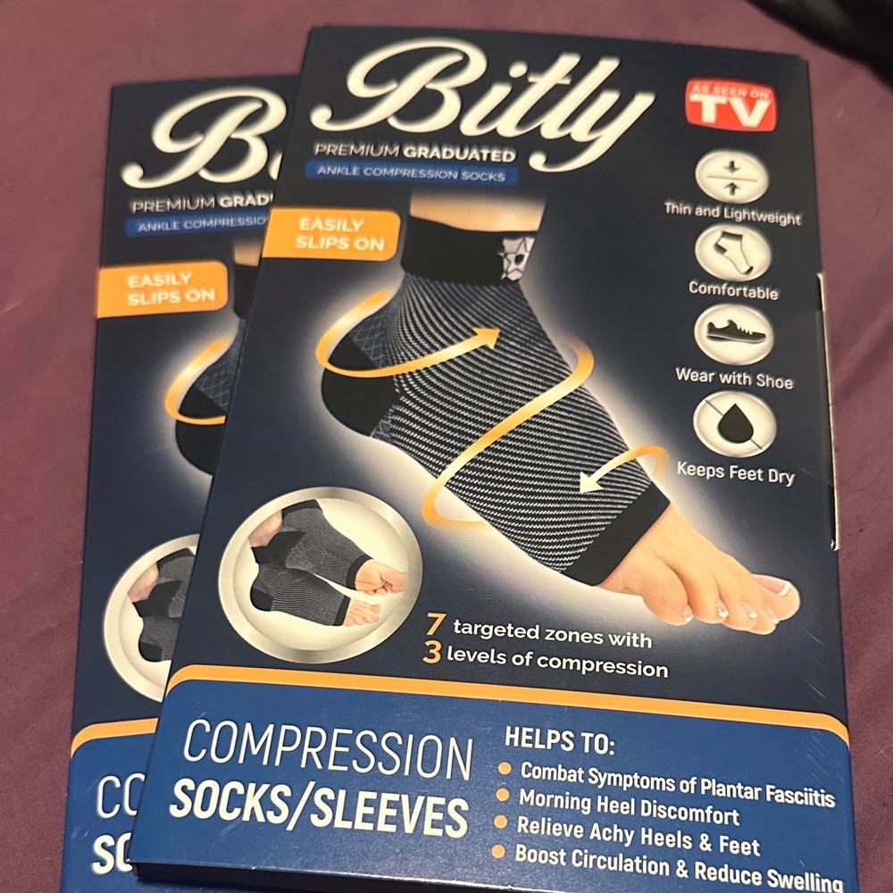 Graduated Ankle Compression Socks - Gray